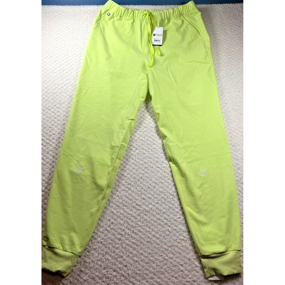 FIGS Tansen Jogger Scrub Pants Men's LT Fern/Celery Green READ